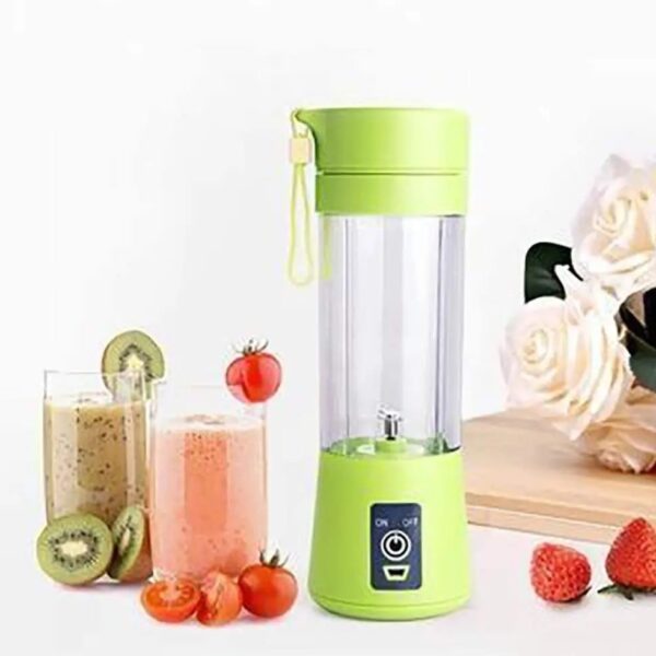 Juice On-the-Go: USB Rechargeable 380ml Blender for Fresh Drinks
